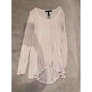 BCBG MAXAZRIA size XXS white long sleeve top